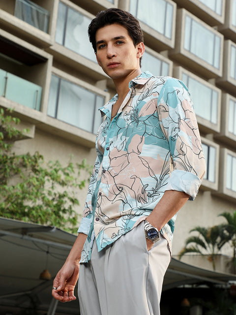 Game Face Botanical-Outline Imprint Shirt