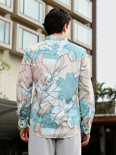 Game Face Botanical-Outline Imprint Shirt