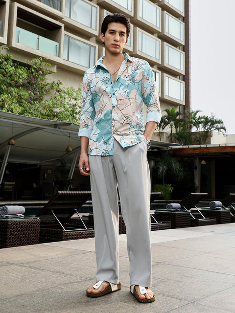 Game Face Botanical-Outline Imprint Shirt
