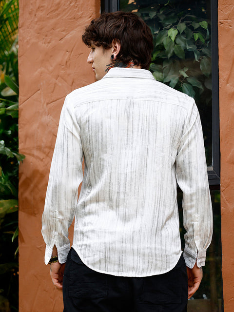 Hookd Grazed-Textured Shirt