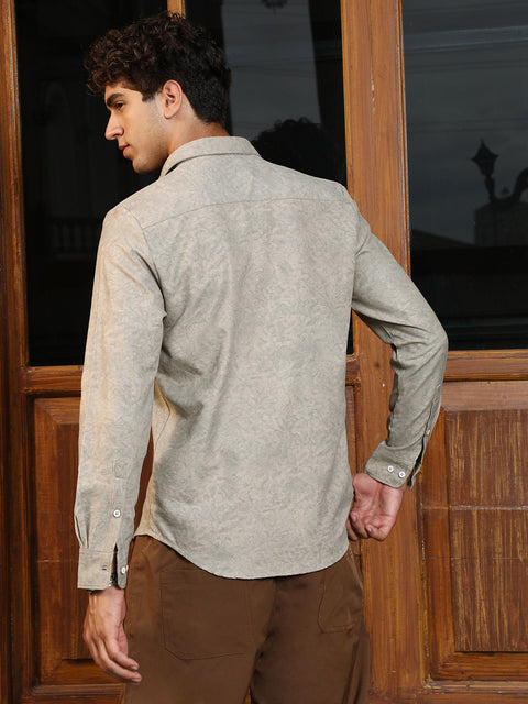 CTRL CLUB Grazed-Fade Imprint Shirt