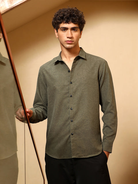 Just Be Mono-Fluid Imprint Shirt