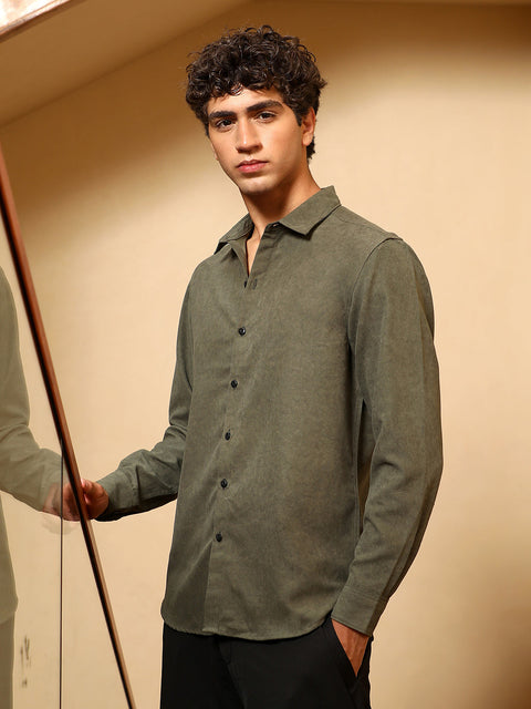 Just Be Mono-Fluid Imprint Shirt