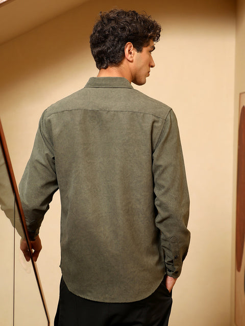 Just Be Mono-Fluid Imprint Shirt