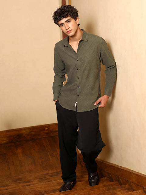 Just Be Mono-Fluid Imprint Shirt