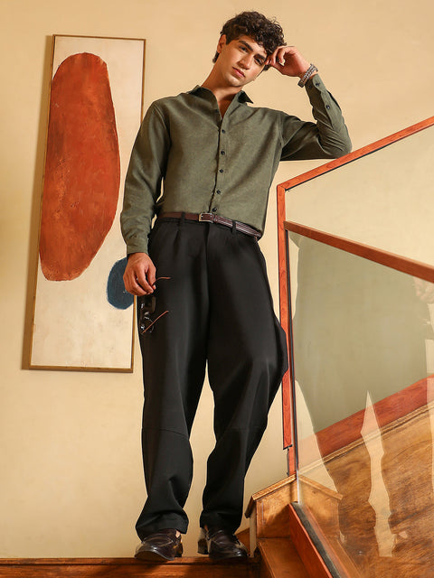 Just Be Mono-Fluid Imprint Shirt