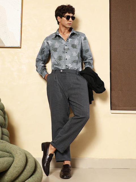 Just Be Leaf-Imprint Foliage-Tactile Shirt