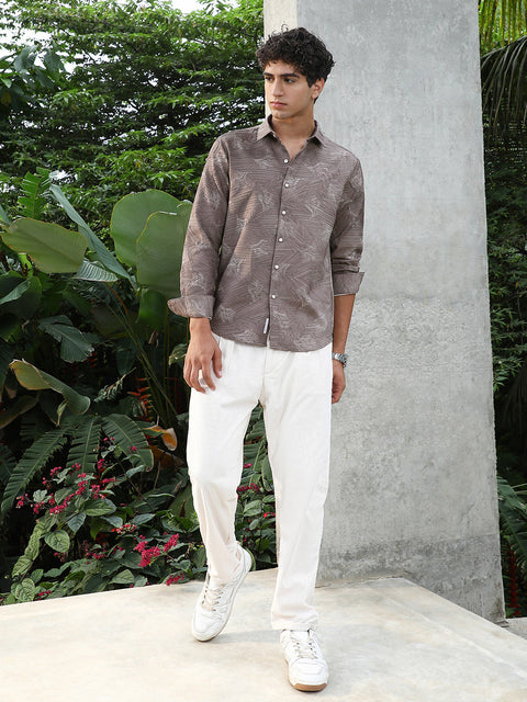 Behookd Twig-Imprint Foliage-Tactile Shirt