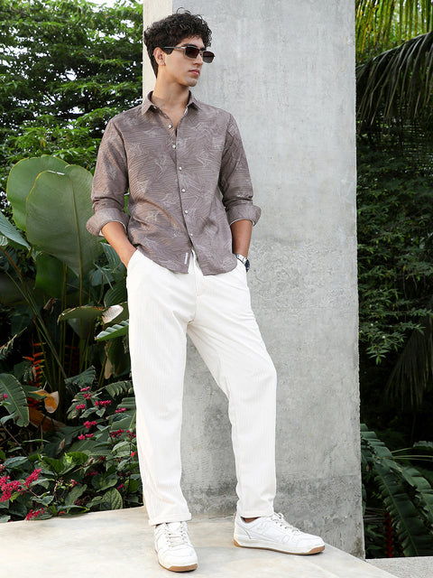 Behookd Twig-Imprint Foliage-Tactile Shirt