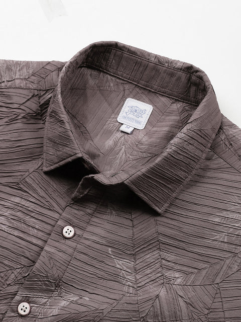 Behookd Twig-Imprint Foliage-Tactile Shirt