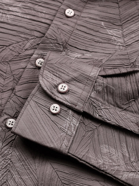 Behookd Twig-Imprint Foliage-Tactile Shirt
