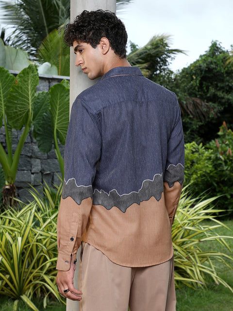 Interim Brushline Imprint Shirt