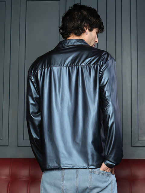 Runway Gods Single-Breasted Sheen Shirt