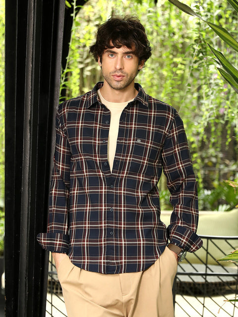 Take 2 Button-Down Tartan-Plaid Shirt
