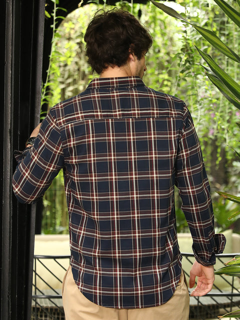 Take 2 Button-Down Tartan-Plaid Shirt