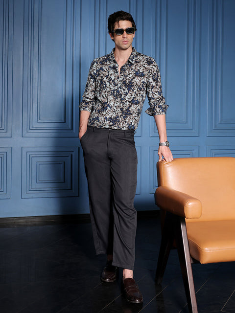 Runway Gods Contrast-Gaze Imprint Shirt