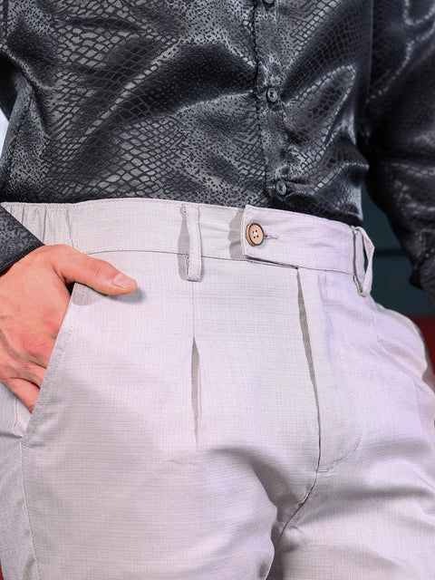 Take 2 Pleated Slim-Tailored Trousers