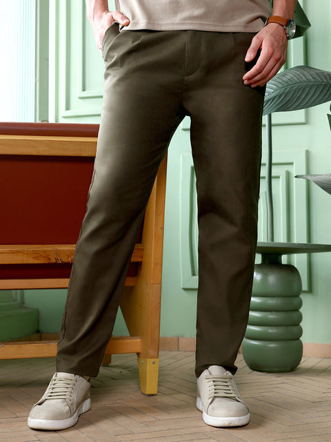 Take 2 Pleated Slim-Tailored Trousers