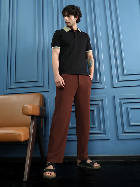 Runway Gods Ribbed Straight-Fit Trousers