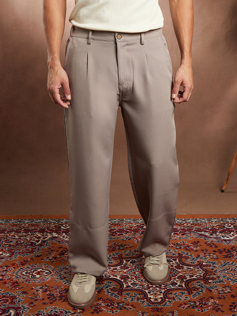 CTRL CLUB Panelled-Straight Trousers