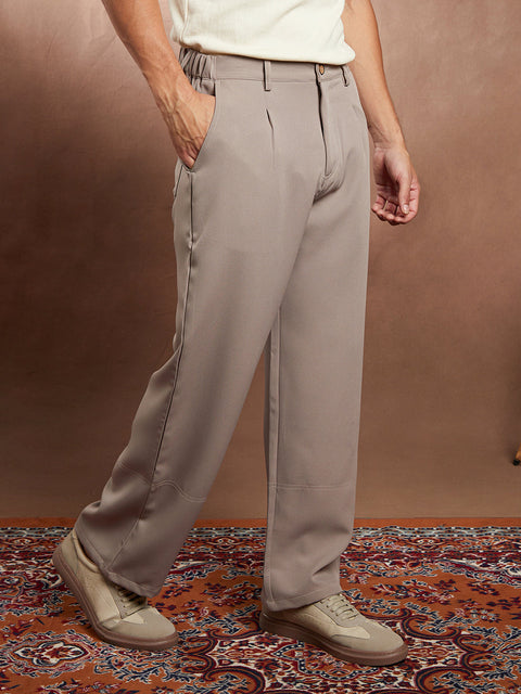 CTRL CLUB Panelled-Straight Trousers