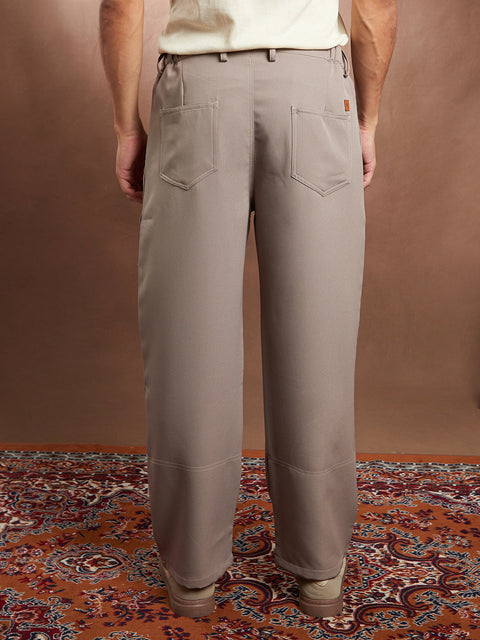 CTRL CLUB Panelled-Straight Trousers