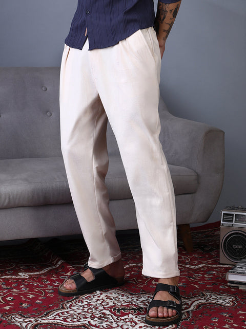 STARCAST Cuffed Pleated Tailored Trousers