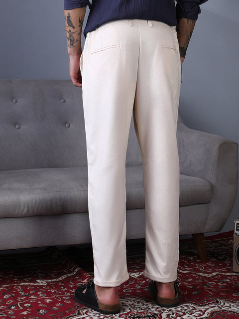 STARCAST Cuffed Pleated Tailored Trousers