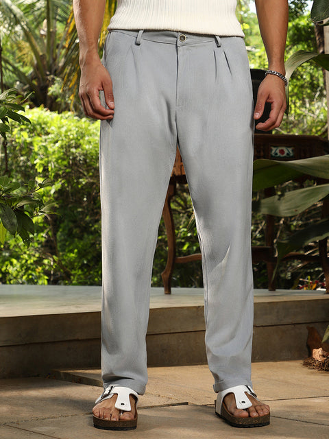 CTRL CLUB Lightweight - Cuffed Pleated Tailored Trousers