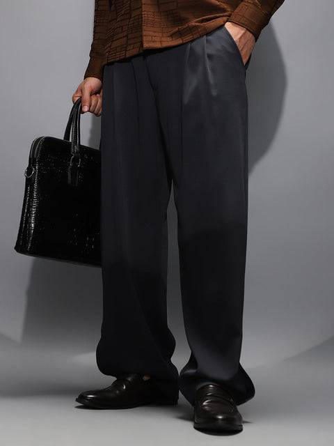 Behookd Lightweight - Pleated Cuffed Trousers