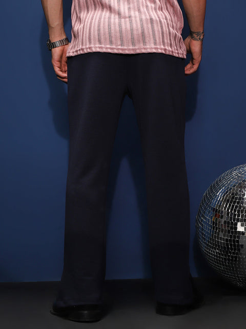 Game Face Micro-Waffle Straight Trousers