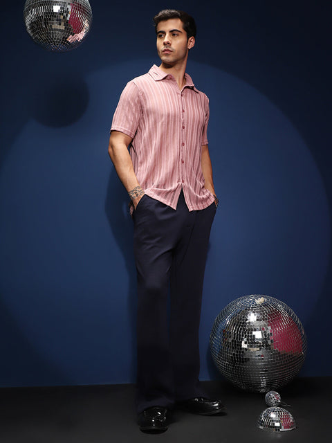 Game Face Micro-Waffle Straight Trousers