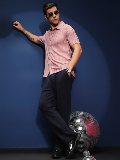 Game Face Micro-Waffle Straight Trousers