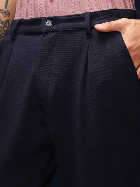 Game Face Micro-Waffle Straight Trousers