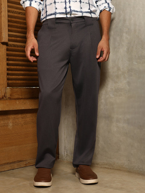 Behookd Waffle Chino Trousers
