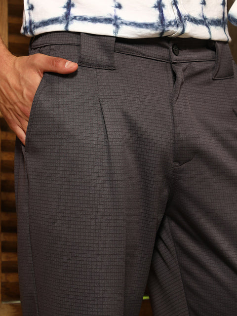 Behookd Waffle Chino Trousers