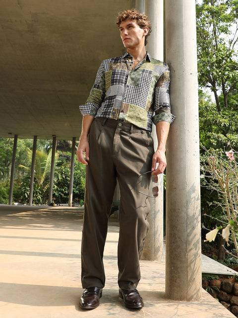 CAHOOT Side-Snap Straight Trousers