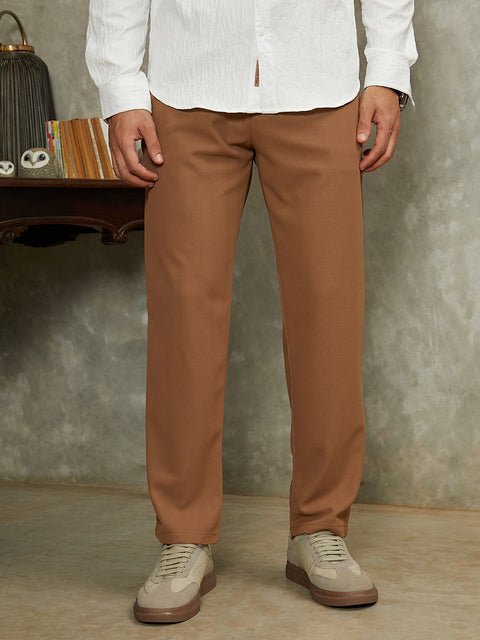 JINX Micro-Waffle Chino Trousers