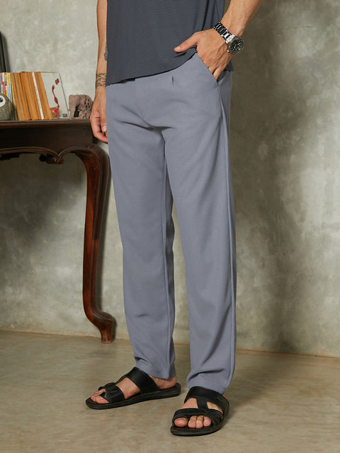 JINX Micro-Waffle Chino Trousers