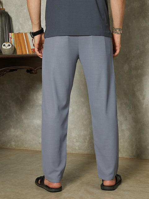 JINX Micro-Waffle Chino Trousers