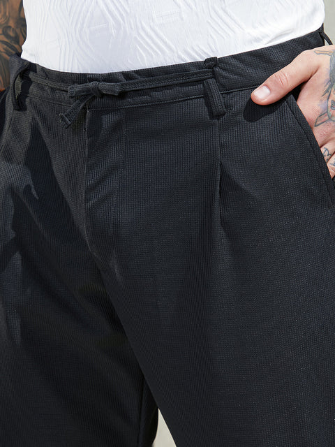 Face Card Lightweight - Tactile-Pleated Chino Trousers