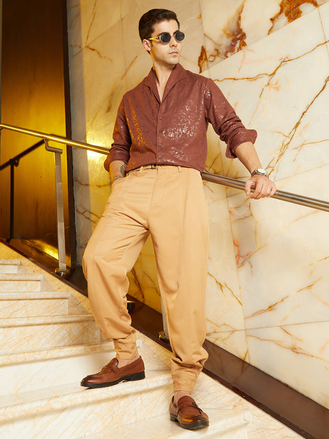 Behookd Panelled Gurkha Trousers