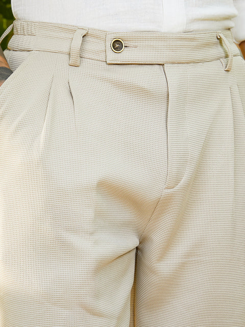 Behookd Micro-Waffle Chino Trousers