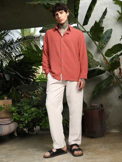Behookd Straight Pleated Trousers