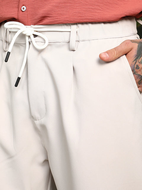 Behookd Straight Pleated Trousers