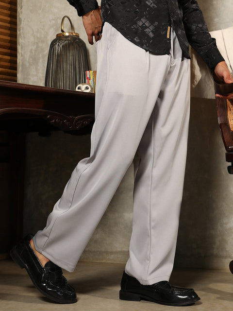 JINX Lightweight - Straight Pleated Trousers