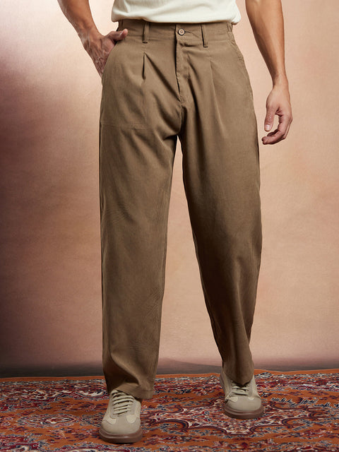 Hookd Straight-Fit Pleated Tailored Trousers