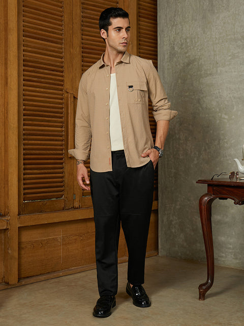 Hookd Panel-Waffle Chino Trousers