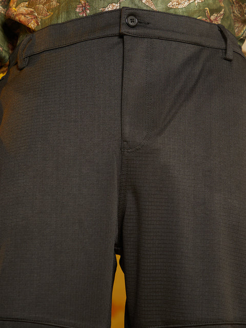 Game Face Panel-Waffle Chino Trousers