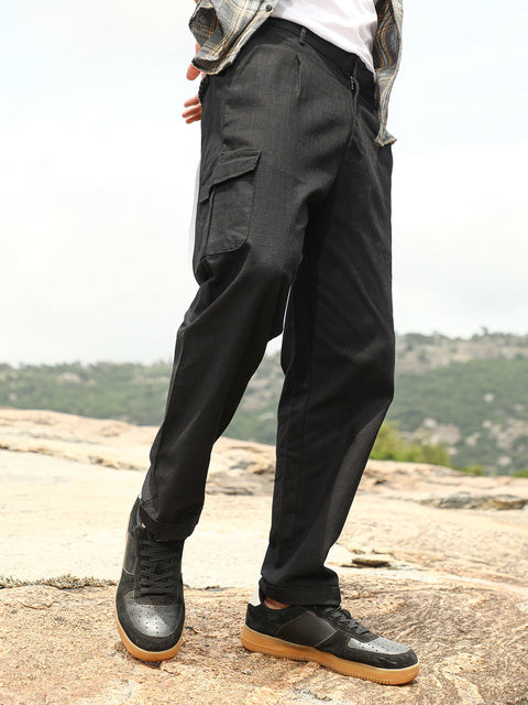 Just Be Lightweight - Pleated Utility-Tapered Trousers